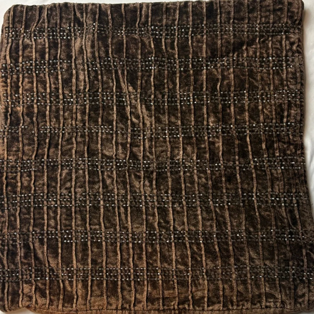 Brown Accent Pillow Case-Made in India